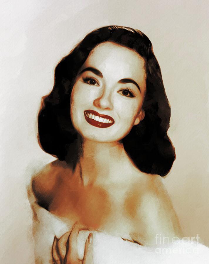 Hollywood Legends, Ann Blyth, Actress Painting by Esoterica Art Agency ...