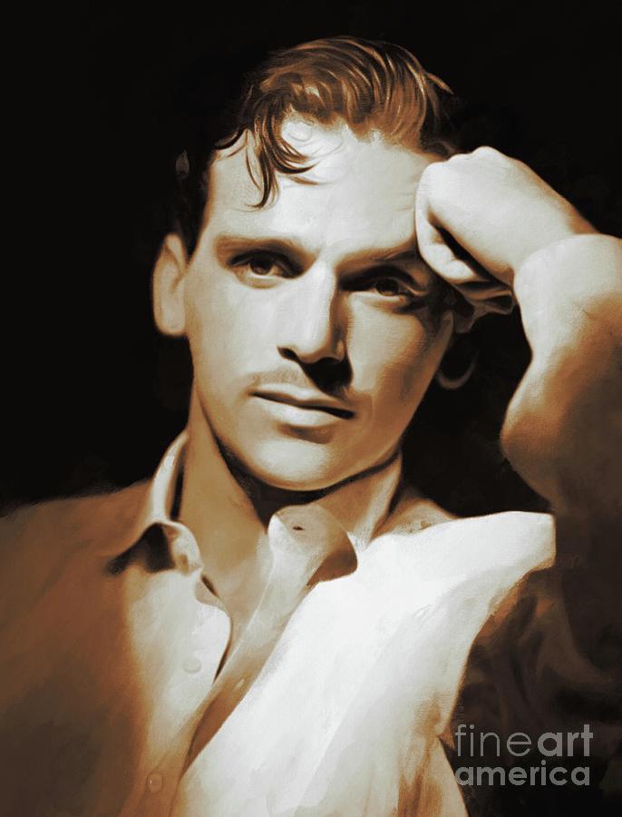 Douglas Painting - Hollywood Legends, Douglas Fairbanks, Jr.  by Esoterica Art Agency