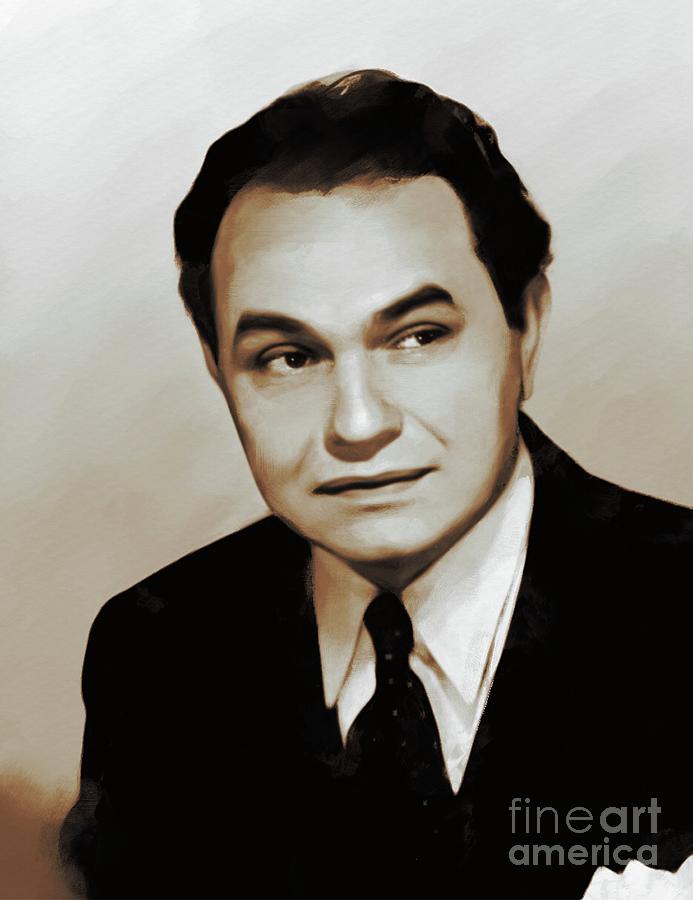 Hollywood Legends, Edward G. Robinson Painting by Esoterica Art Agency