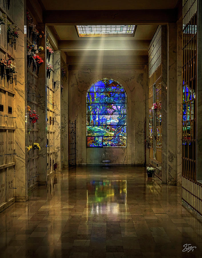 Hollywood Memorial Park Mausoleum Photograph by Endre Balogh