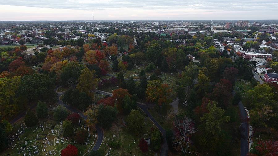 Hollywood Pyramid Autumn 2 Photograph By Tredegar Droneworks