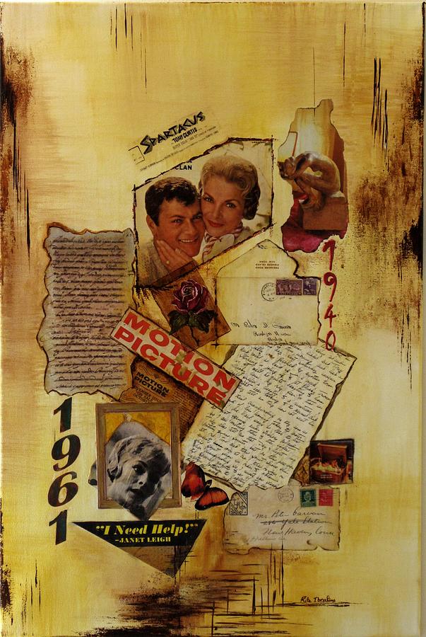 Mixed Media Painting - Hollywood by Rita Ibrahim Mixed Media Painting - Hollywood by Rita Ibrahim