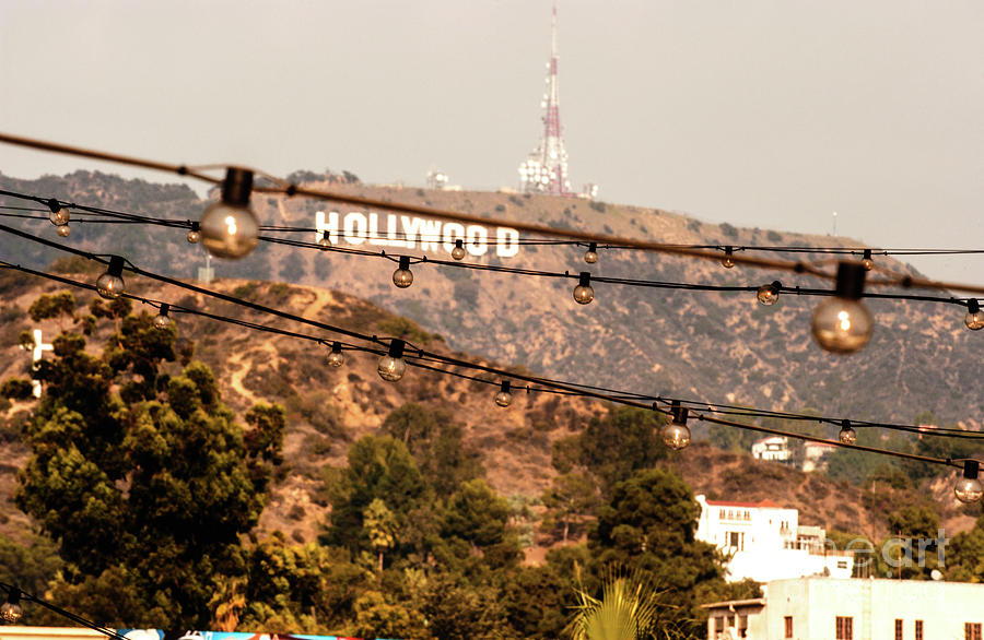 Hollywood sign on the hill 3 Photograph by Micah May