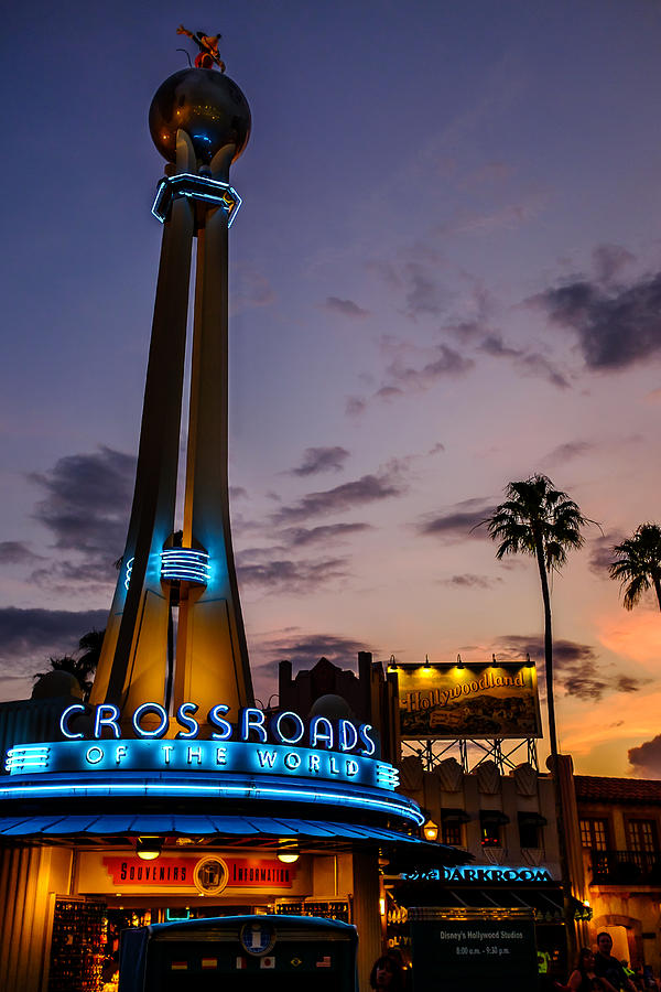 Architecture Photograph - Hollywood Studios Sunset by Chris Bordeleau