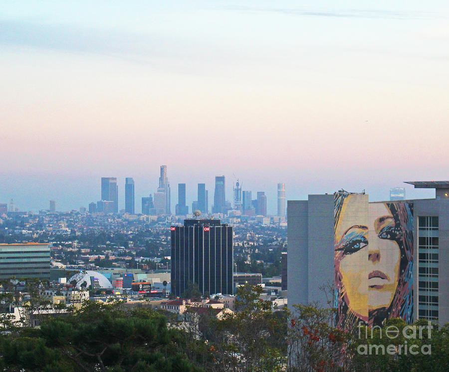Hollywood View from Yamashiros Photograph by Cheryl Del Toro