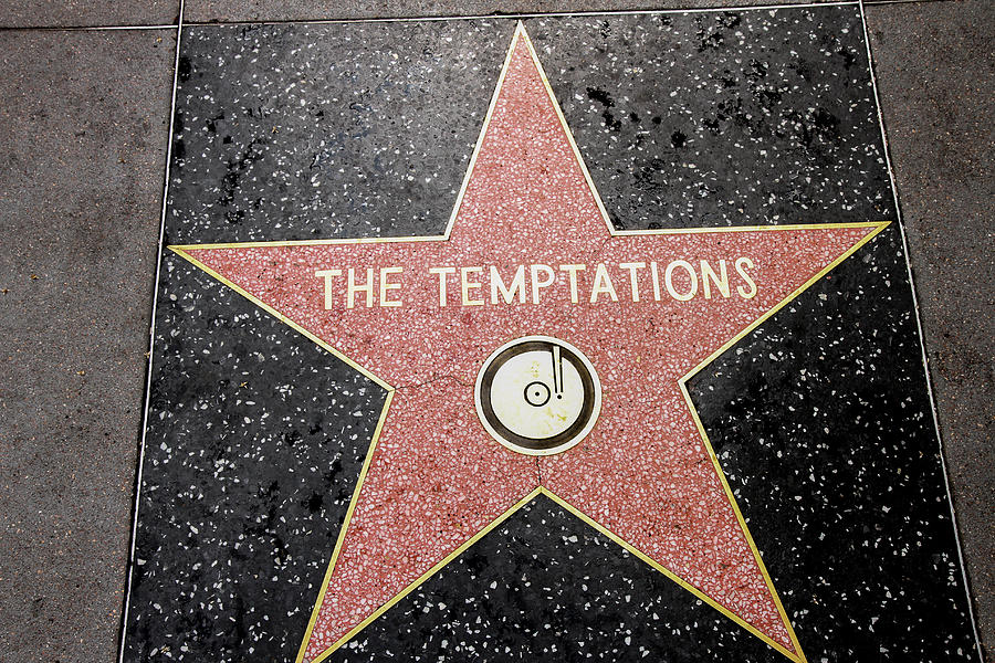 Hollywood Walk of Fame Star for The Temptations Photograph by Robert Hebert