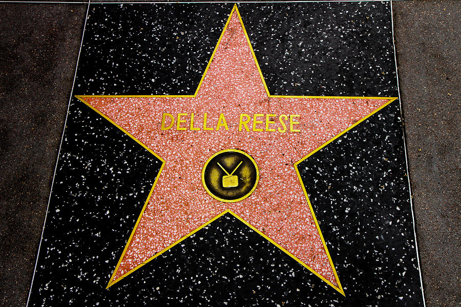 Hollywood Walk of Fame Star of Della Reese Photograph by Robert Hebert