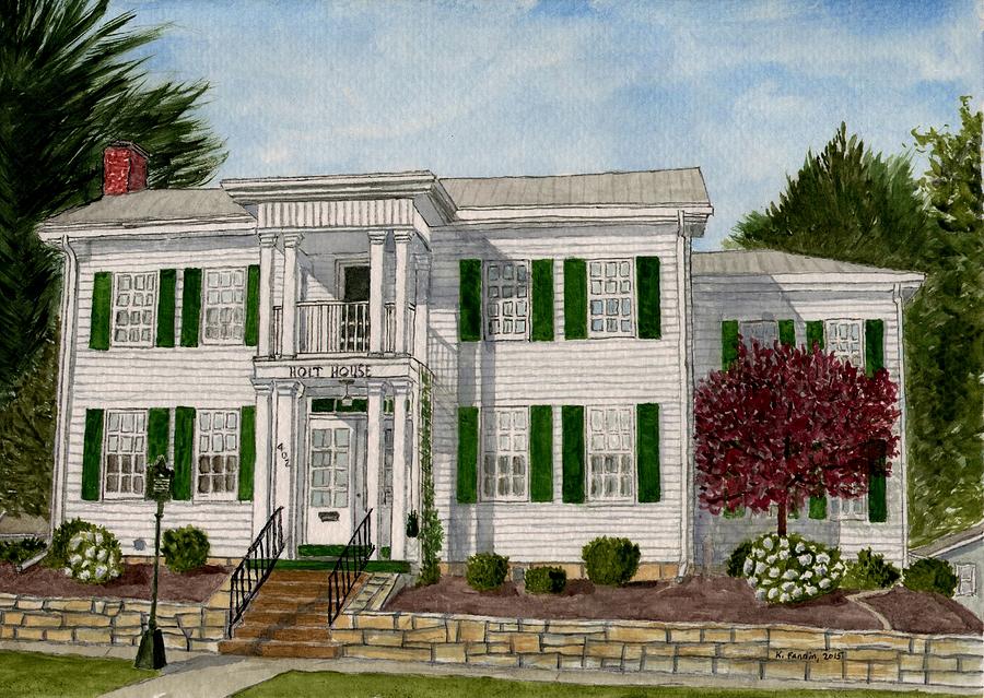 Holt House Painting by B Kathleen Fannin