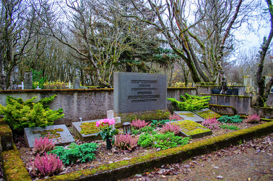 Holvallagardur Cemetery Reykjavik 3 Photograph by Deborah Smolinske