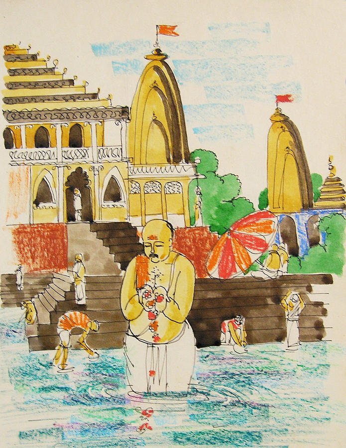 Hemus Art Blog  Dashaswamedh Ghat Varanasi  Varanasi Series on