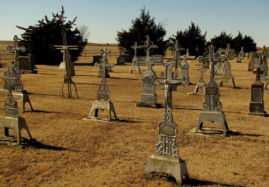 Holy Cross Cemetery Photograph by Keith Stokes
