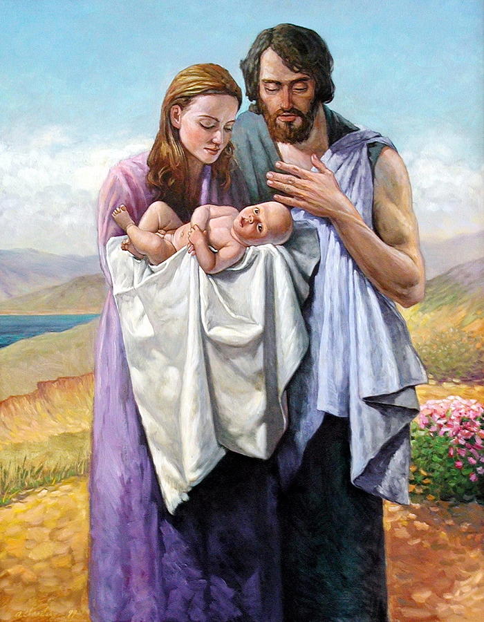 Holy Family Painting By Alexander Chernitsky - Fine Art America