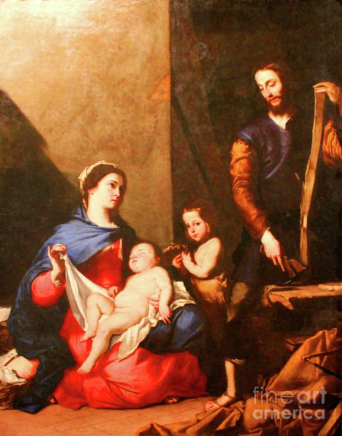 Holy Family by Jose de Ribera Photograph by Nieves Nitta