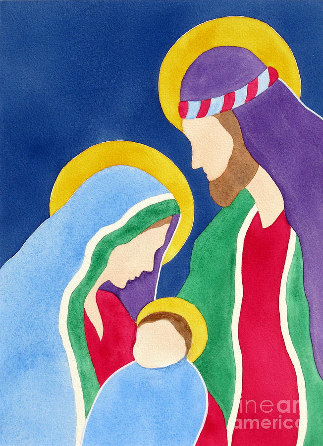 Holy Family Painting by Deborah Ronglien