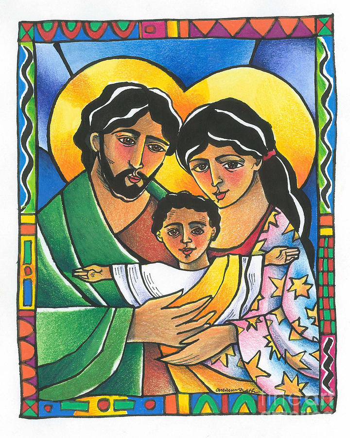 Holy Family - MMHFA Painting by Br Mickey McGrath OSFS