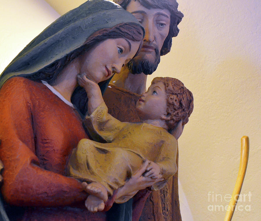 Holy Family Statue Photograph by Debby Pueschel