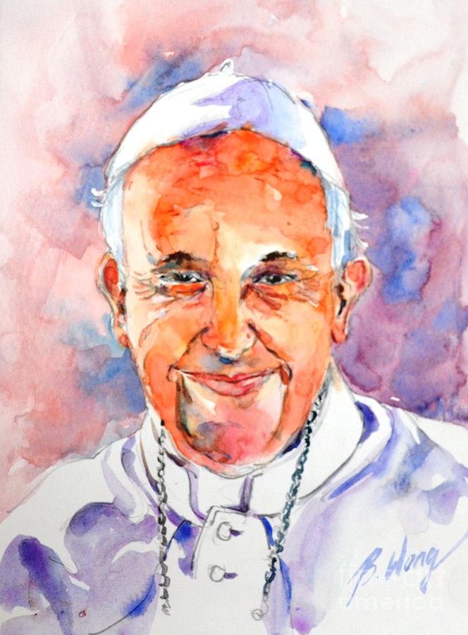 Holy Father #1 Painting by Betty M M Wong
