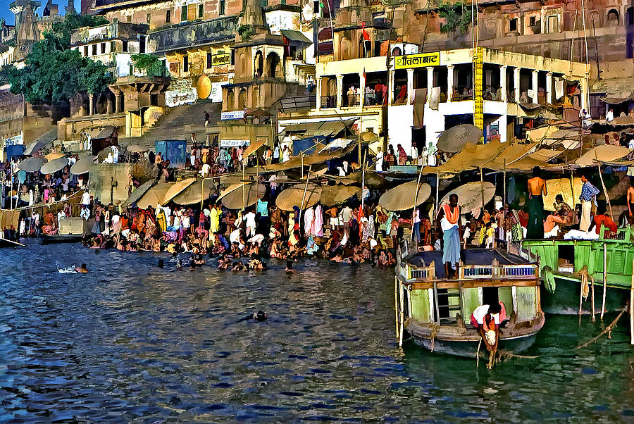 City Photograph - Holy Ganges by Steve Harrington