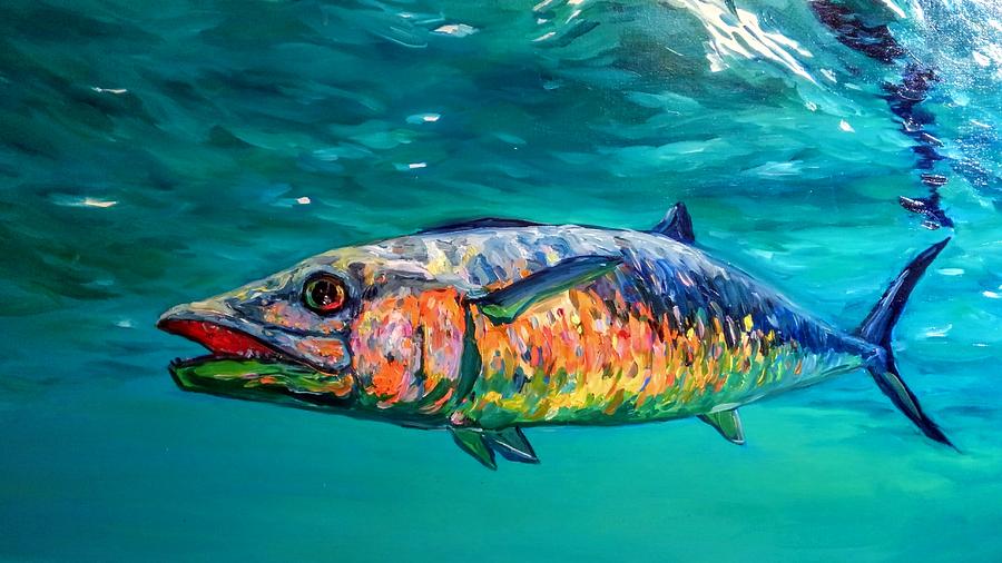 Holy Mackerel Painting by Danny Dunn