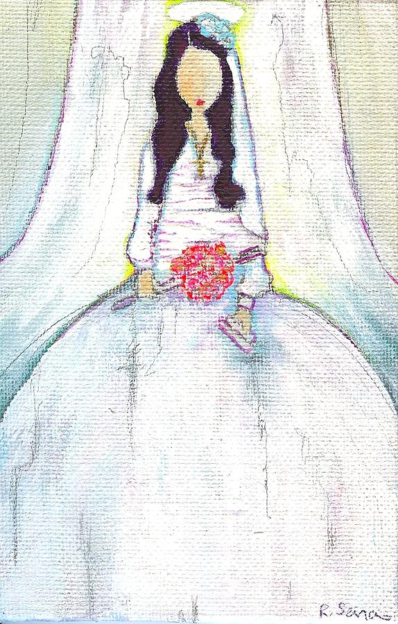 Holy Mama Painting by Ricky Sencion
