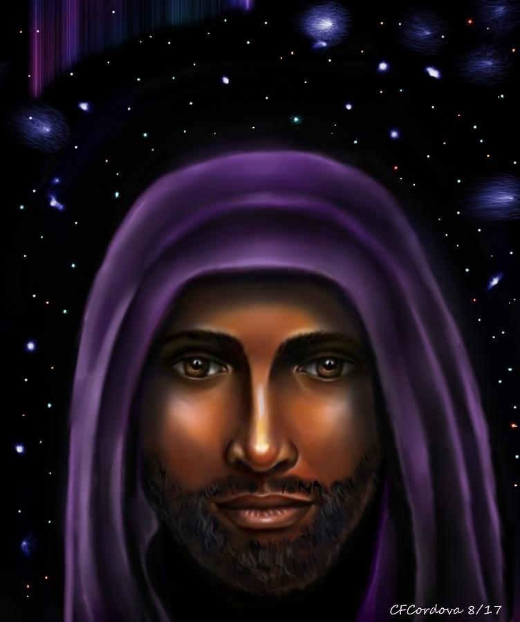 Holy Man Digital Art by Carmen Cordova