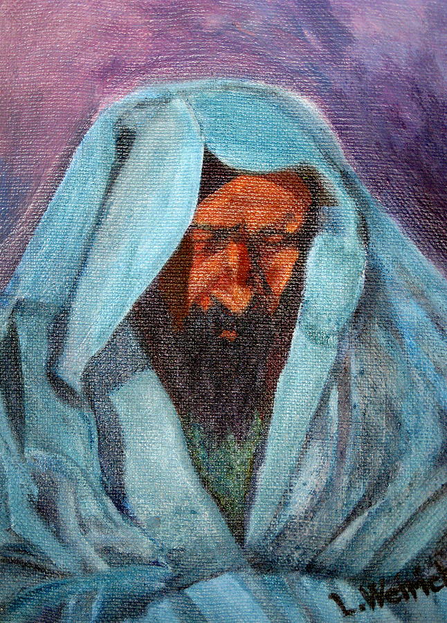 Holy Man Painting by Lessandra Grimley