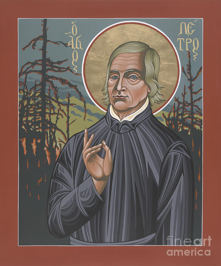 Holy Missionary Peter De Smet 207 Painting by William Hart McNichols