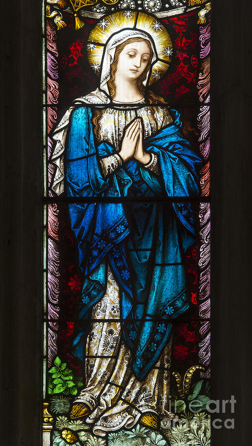 Dorchester Abbey Photograph - Holy Mother by Tim Gainey