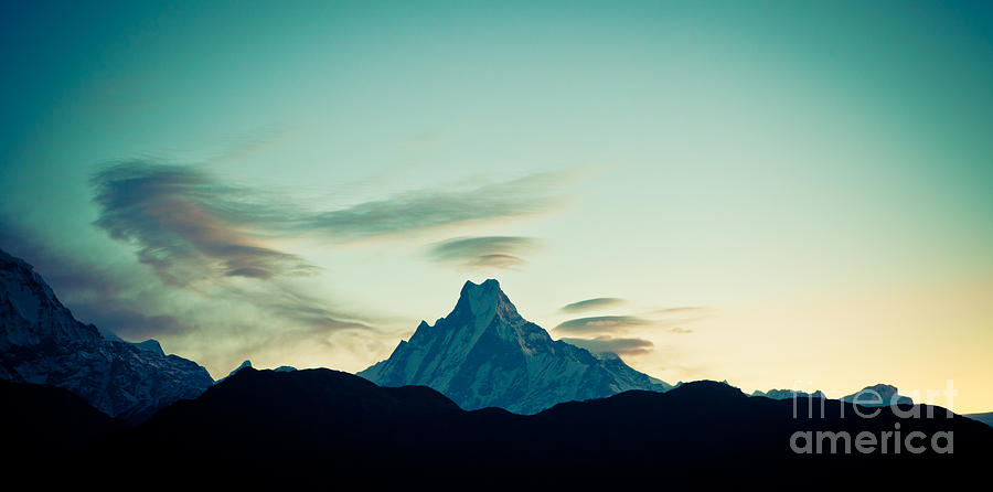 Holy Mount Machhapuchare 6998 m Photograph by Raimond Klavins