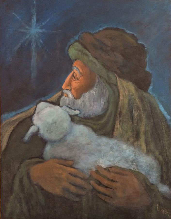 Holy Night Painting by Ann Lukesh - Fine Art America