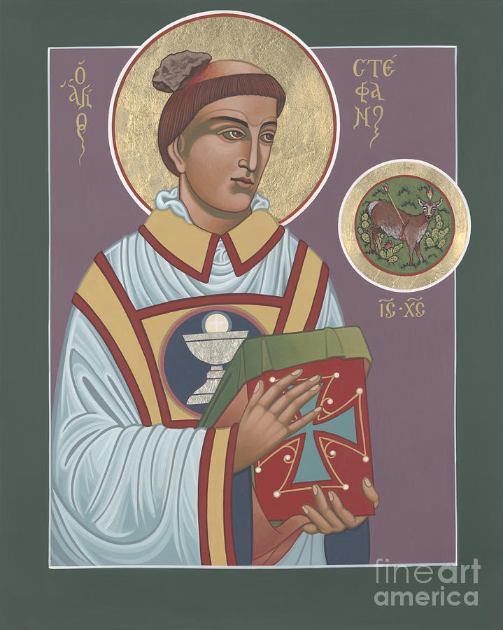 Holy Protomartyr Deacon St Stephen 261 Painting by William Hart McNichols