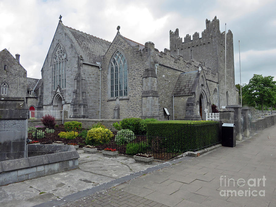 Holy Trinity Abby Church Adare Photograph by Cindy Murphy - NightVisions