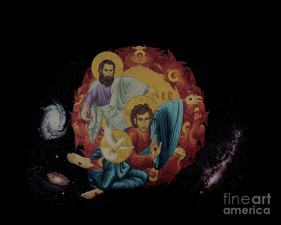 Holy Trinity - RLTHT Painting by Br Robert Lentz OFM