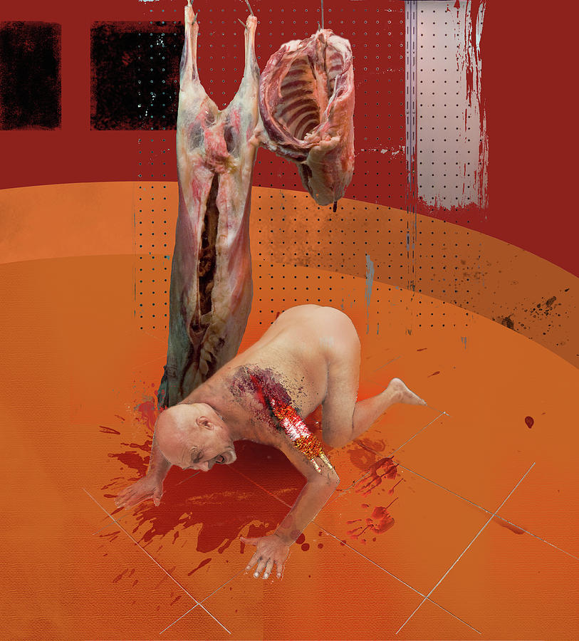 Homage to Francis Bacon Digital Art by Dray Van Beeck