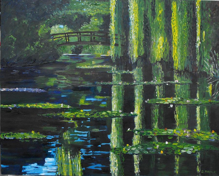 Claude Monet Painting - Homage to Monet by Jack Riddle