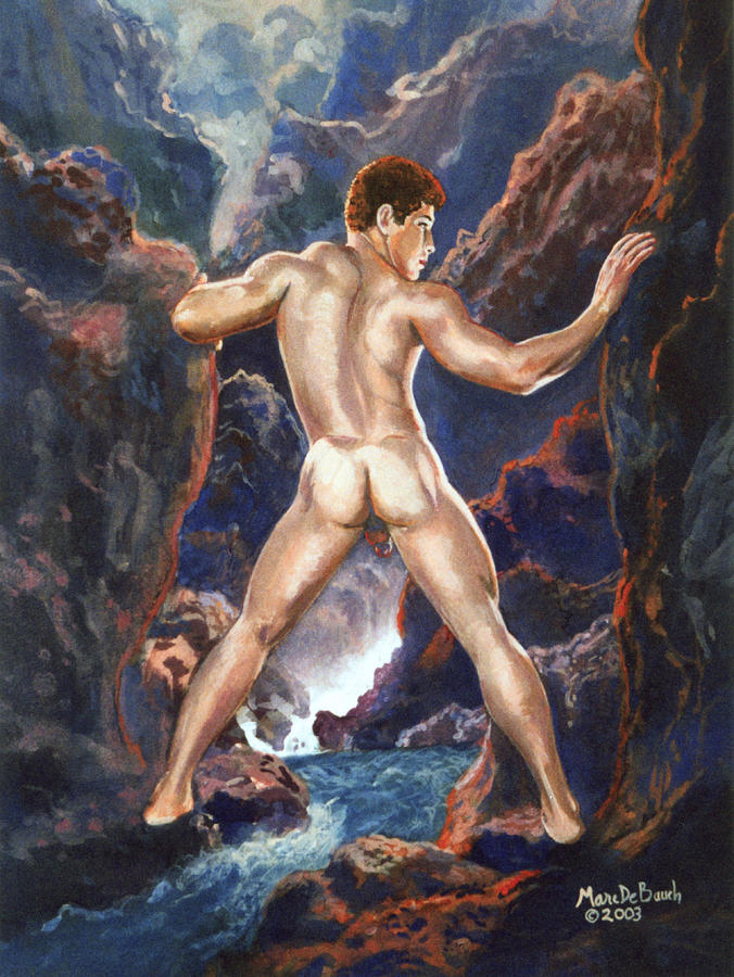 Homage to Parrish Painting by Marc DeBauch