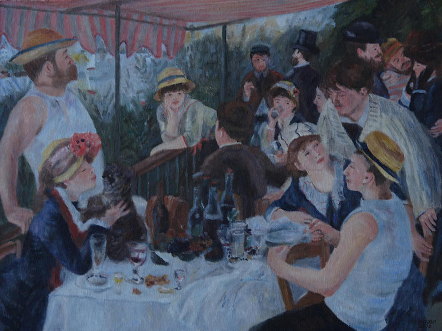 homage to Renoir Painting by Masami Iida