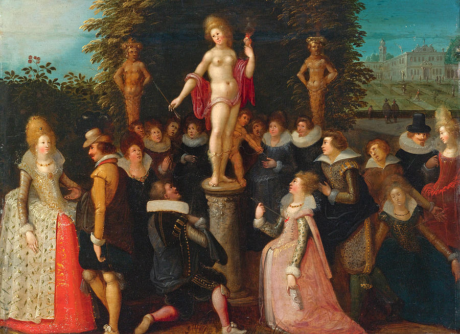 Homage to Venus Painting by Louis de Caullery