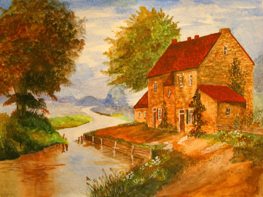 Home 2 Painting by Julie Lueders 