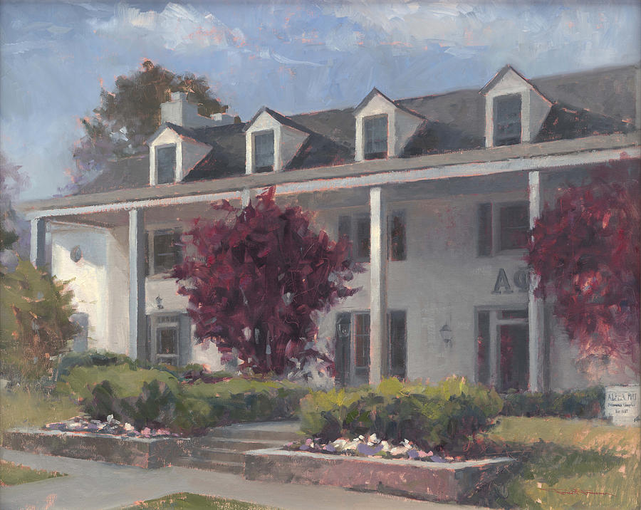 Alpha Phi Painting - Home Away From Home by Forrest  Formsma