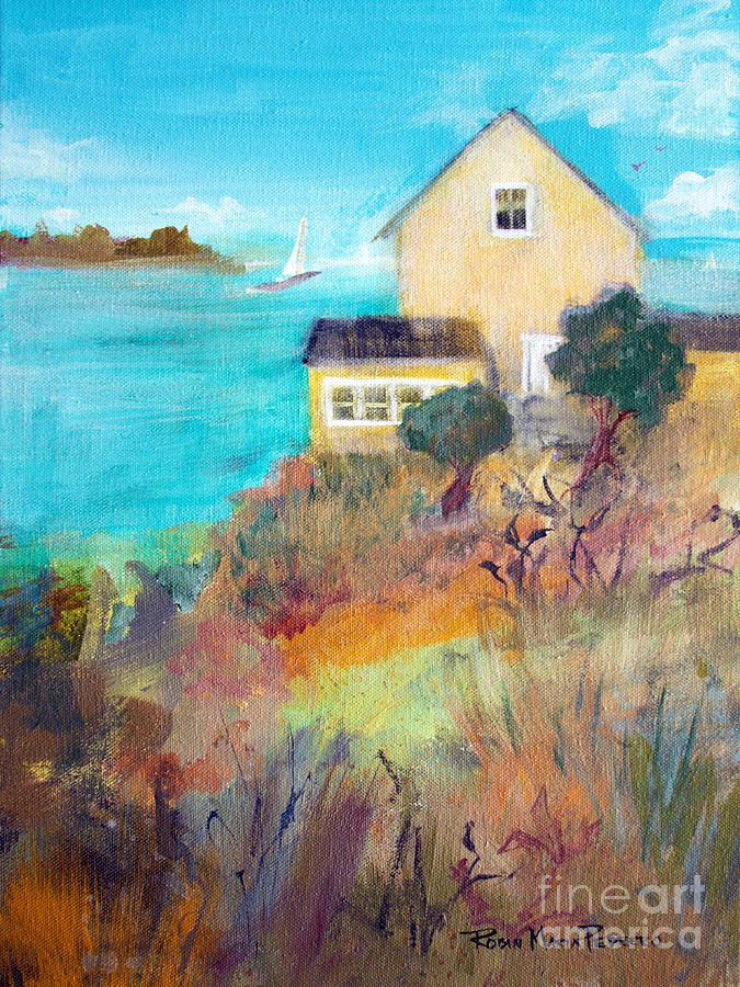Home By The Sea Painting by Robin Pedrero