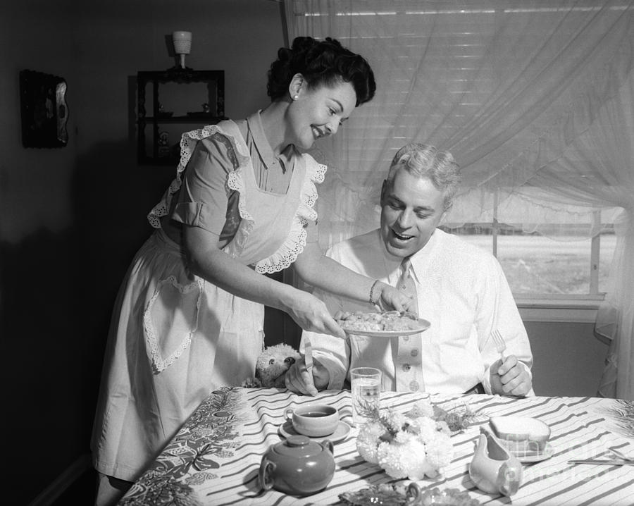 Home Cooking, C.1950s Photograph by Debrocke/ClassicStock