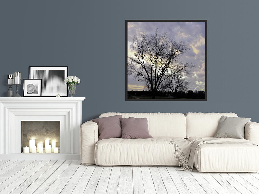 Home Decor with Lavender Sky Photograph by Carla Parris