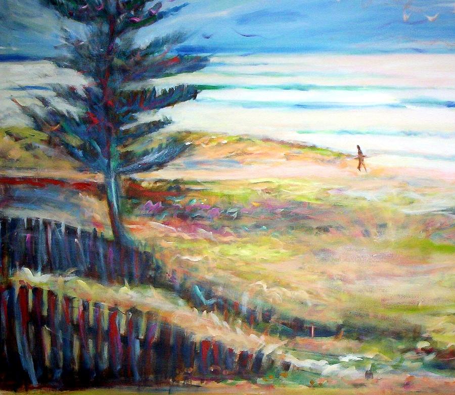 Beach Painting - Home from the Sea by Winsome Gunning