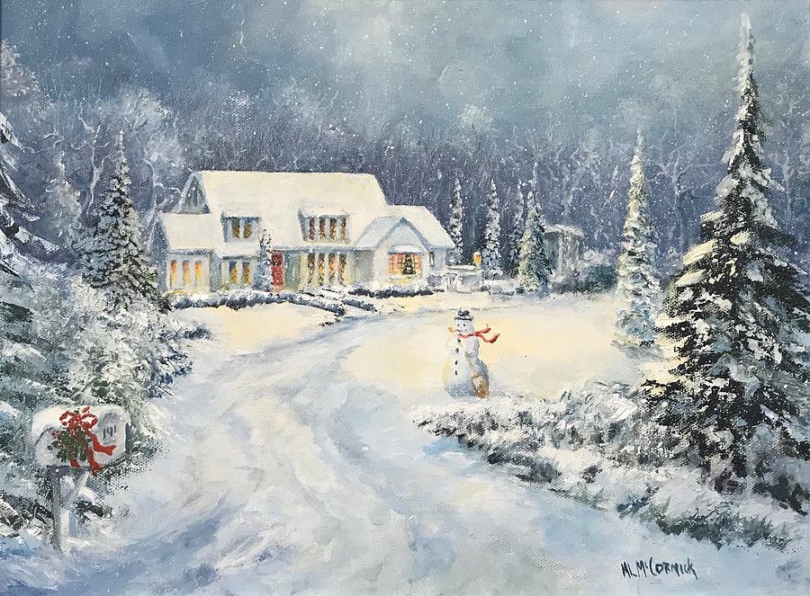 Windsong Holiday Painting by ML McCormick