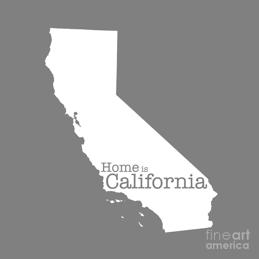 Home is California Digital Art by Sterling Gold