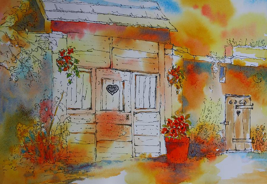 Home Is Where The Heart Is Painting by Tara Moorman