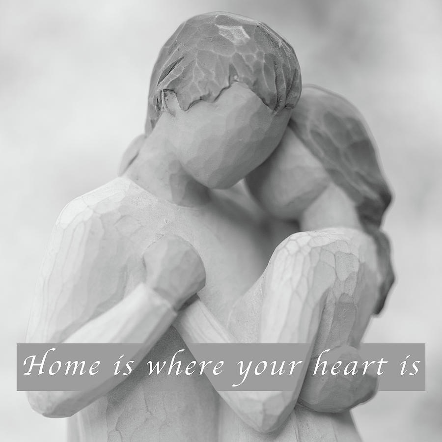 Square Photograph - Home Is Where Your Heart Is by MindGourmet Square Photograph - Home Is Where Your Heart Is by MindGourmet