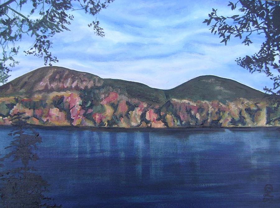 Home-Mont St-Hilaire Painting by Therese Legere