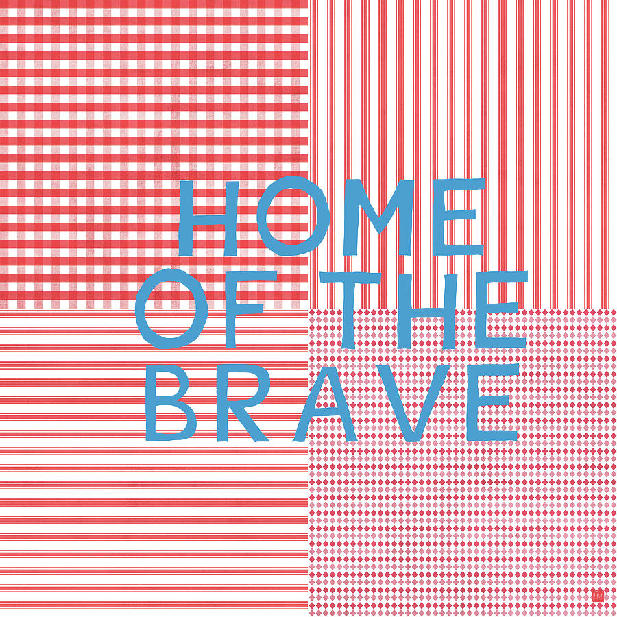 Home Of The Brave- Art by Linda Woods Digital Art by Linda Woods